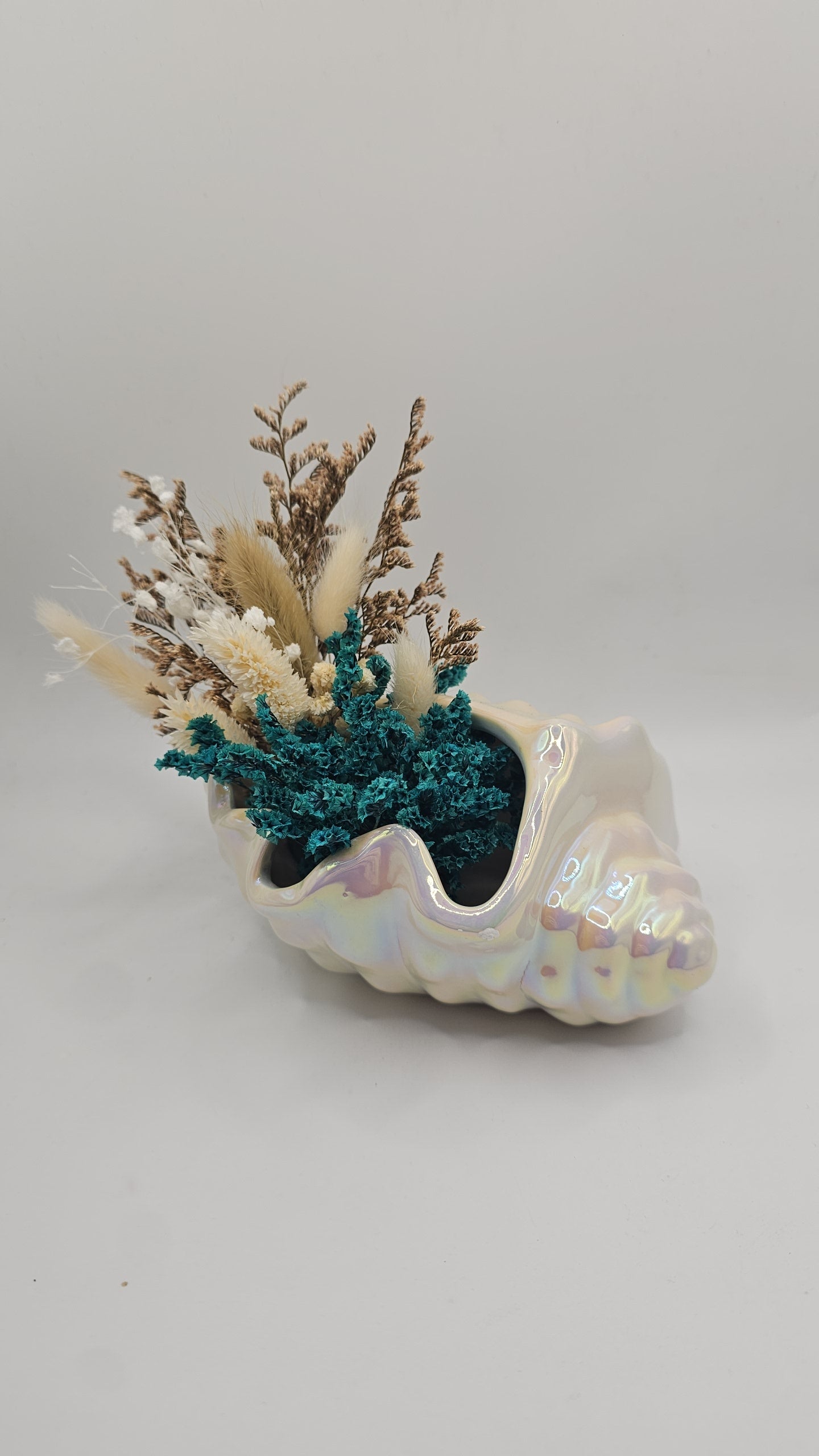 Iridescent Shell Floral Arrangement