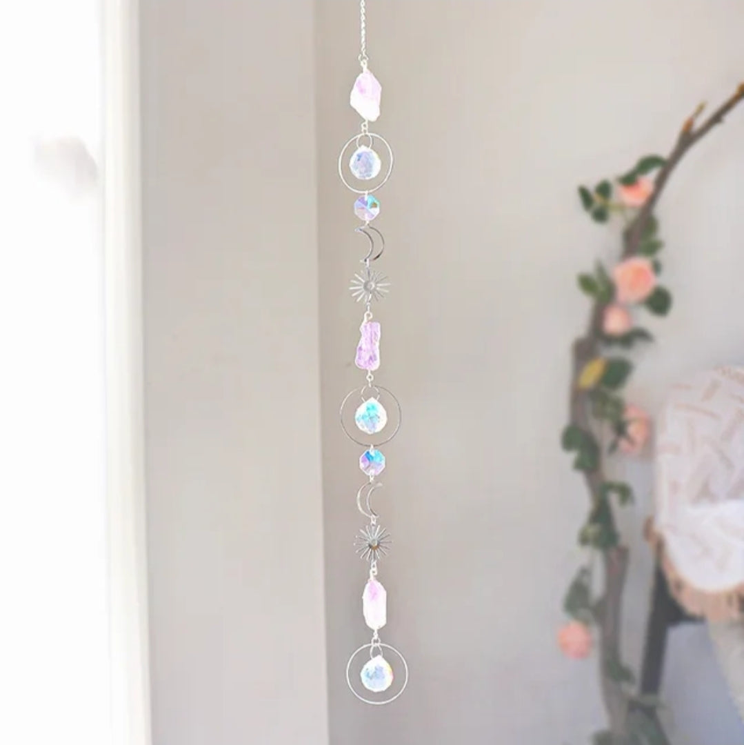 Amethyst Sun & Moon Suncatcher