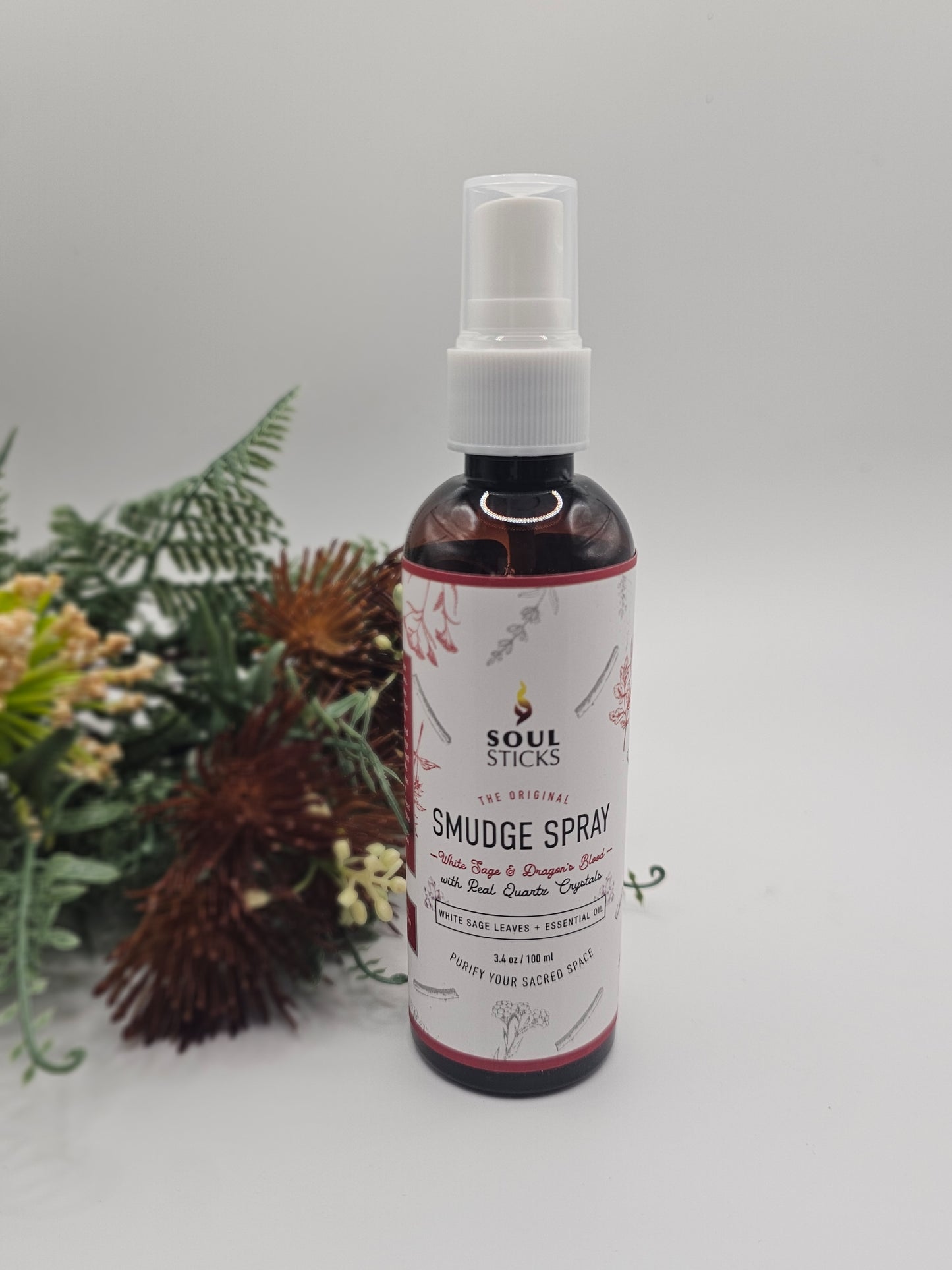 Soul Sticks Smudge Spray - White Sage & Dragons Blood