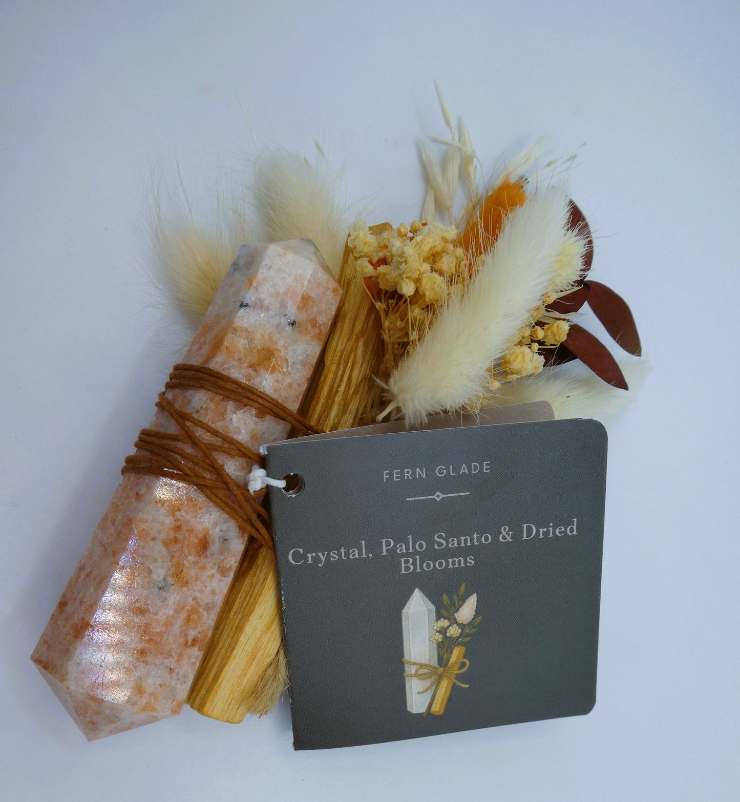 Sunstone Double Terminated + Palo Santo