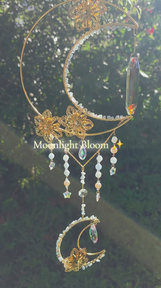 Moonlight Blooms Suncatcher