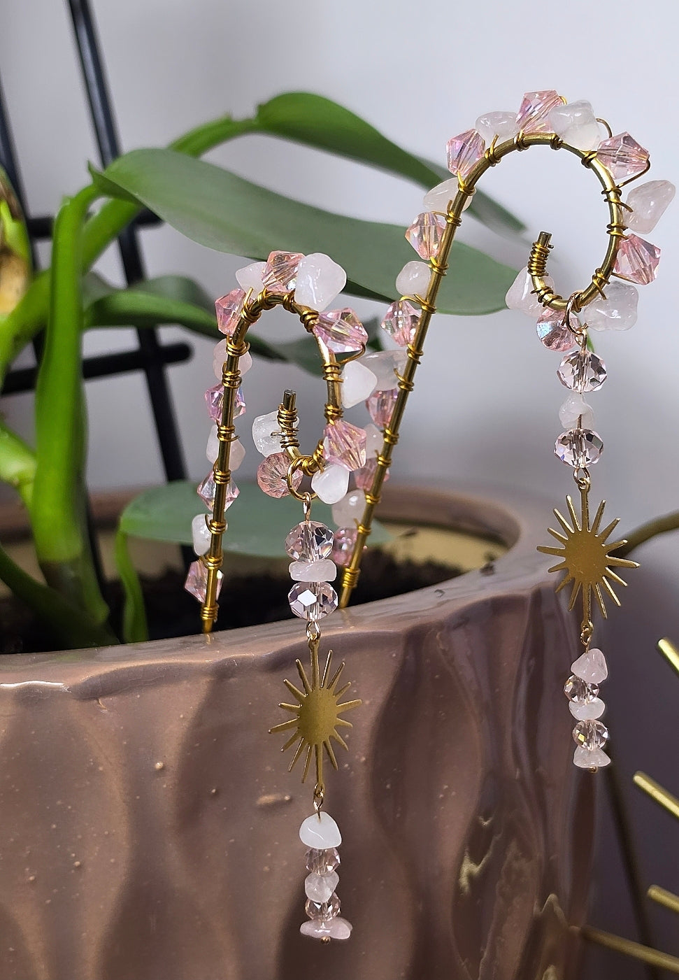 Beaded Plant Stakes
