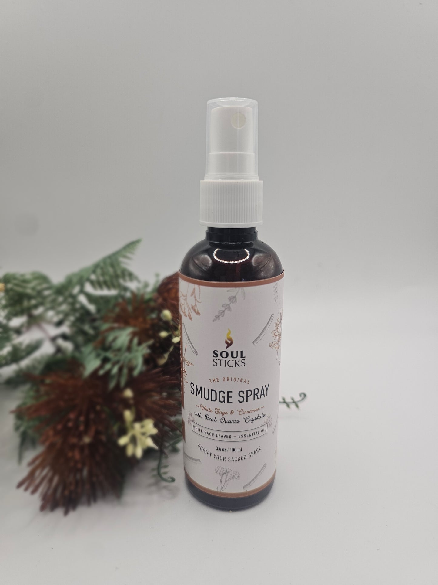 Soul Sticks Smudge Spray - White Sage & Cinnamon