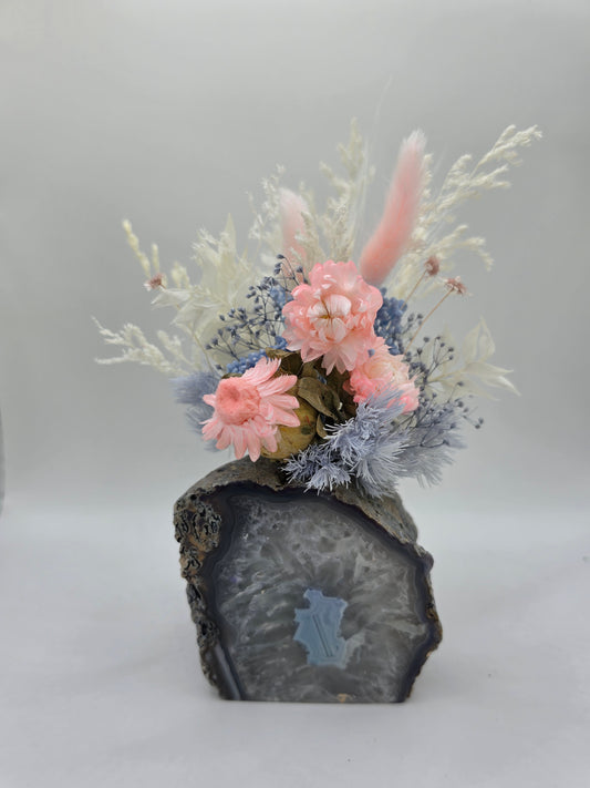 Blush Whisper Agate Floral Arrangement
