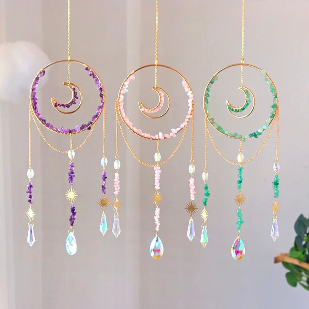 Crystal Moon Suncatcher