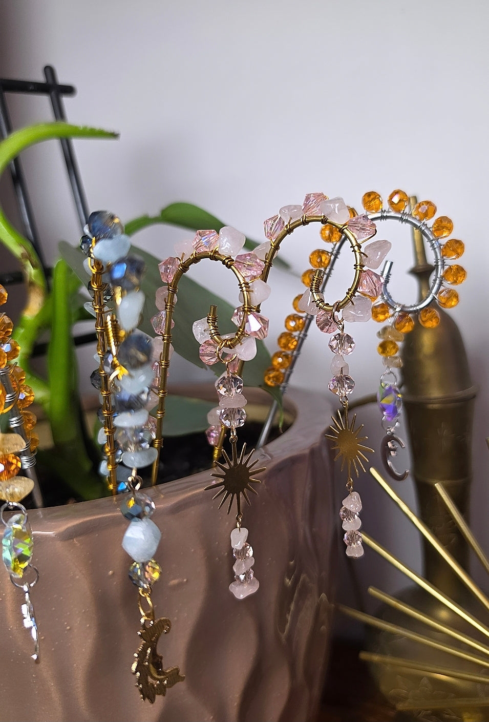 Beaded Plant Stakes