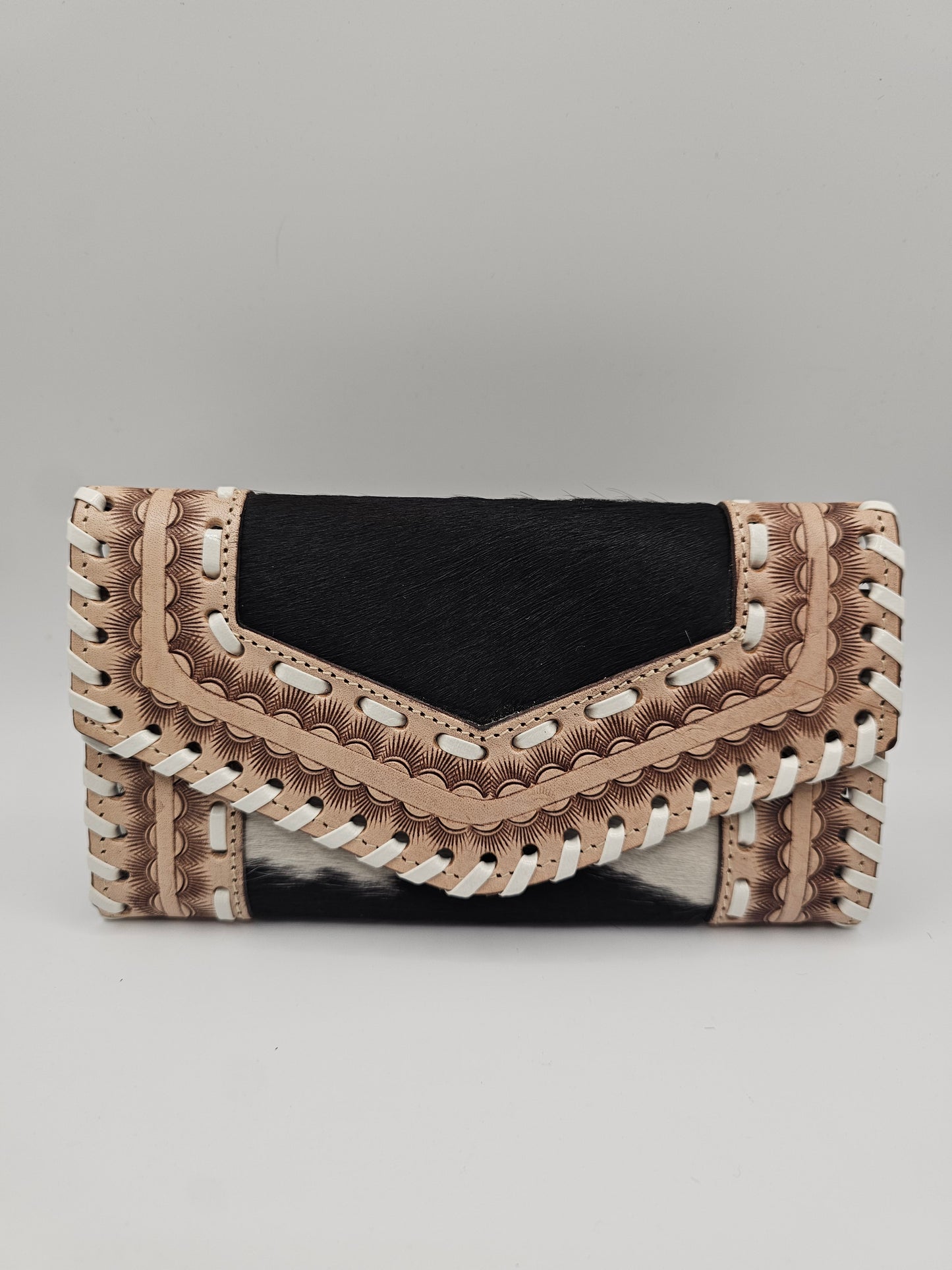 Fern Glade Luxe | Leather & Cowhide Wallet