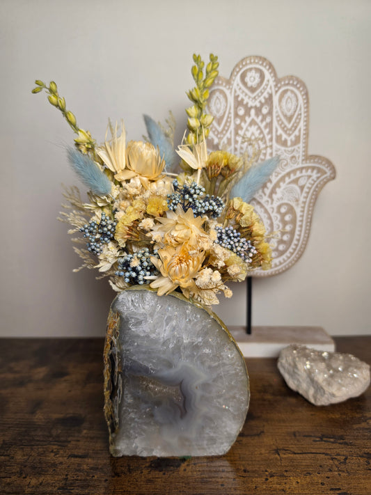 Coastal Sky Agate Floral Arrangment