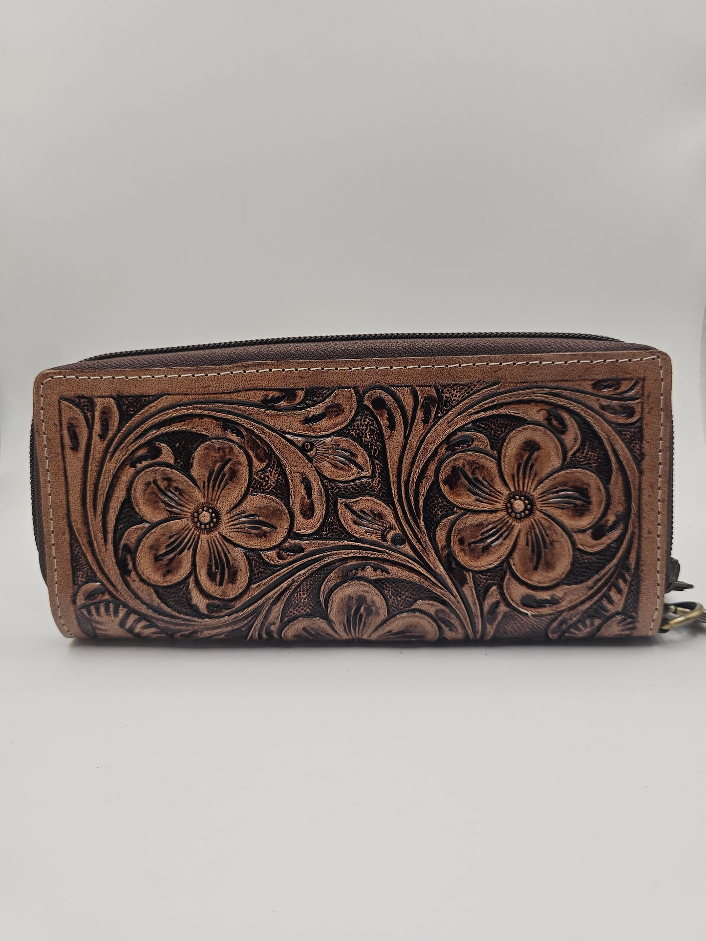 Tooled Leather Wallet | Fern Glade Luxe