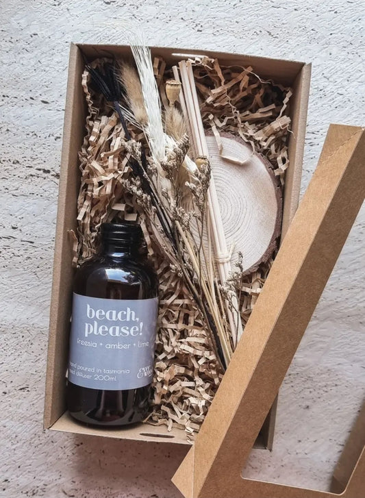 Everwood Candle Co | 'Beach, Please!'Botanical Reed Diffuser 200ml