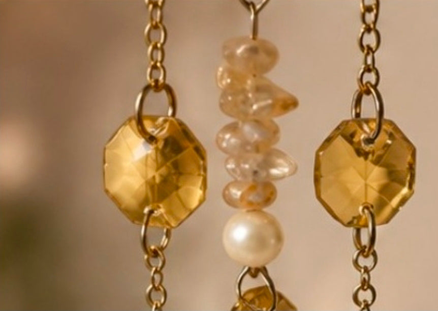 Golden Moonlight Suncatcher