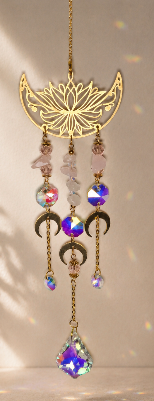 Lunar Bloom Suncatcher