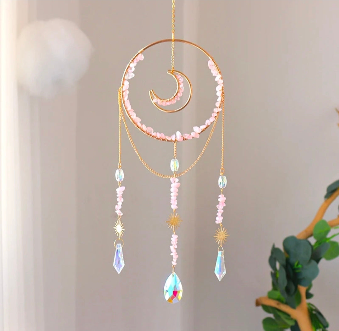 Crystal Moon Suncatcher