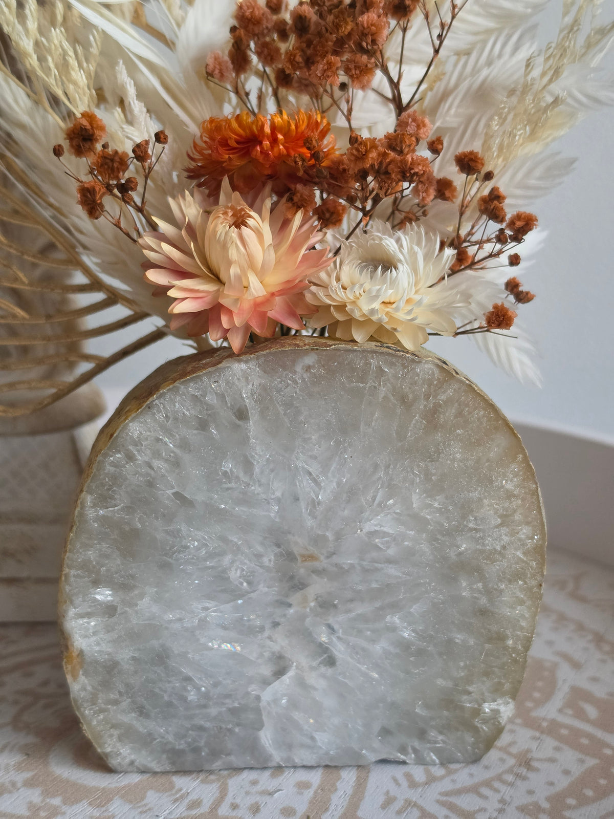 Sunlit Quartz Floral Arrangement