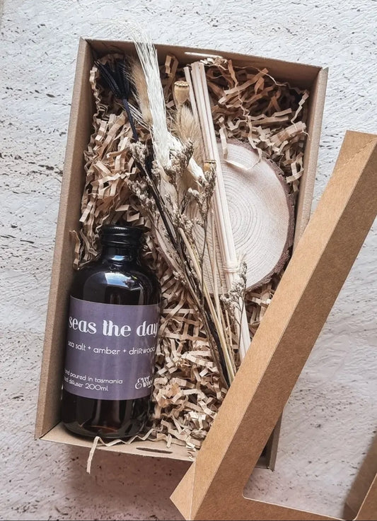Everwood Candle Co | 'Seas The Day' Botanical Reed Diffuser 200ml