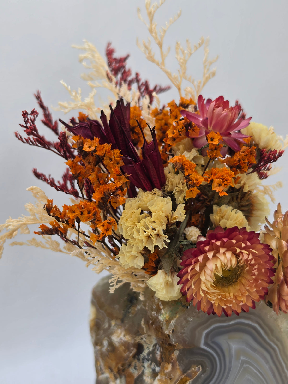 Sunset Agate Floral Arrangement