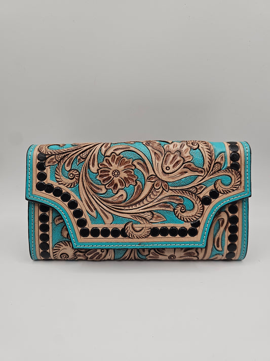 Fern Glade Luxe | Leather & Cowhide Wallet