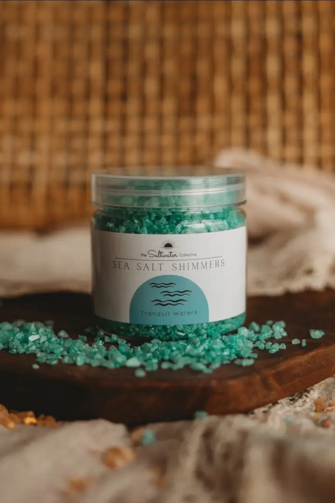 The Saltwater Collective | Tranquil Waters | Sea Salt Shimmers 200g