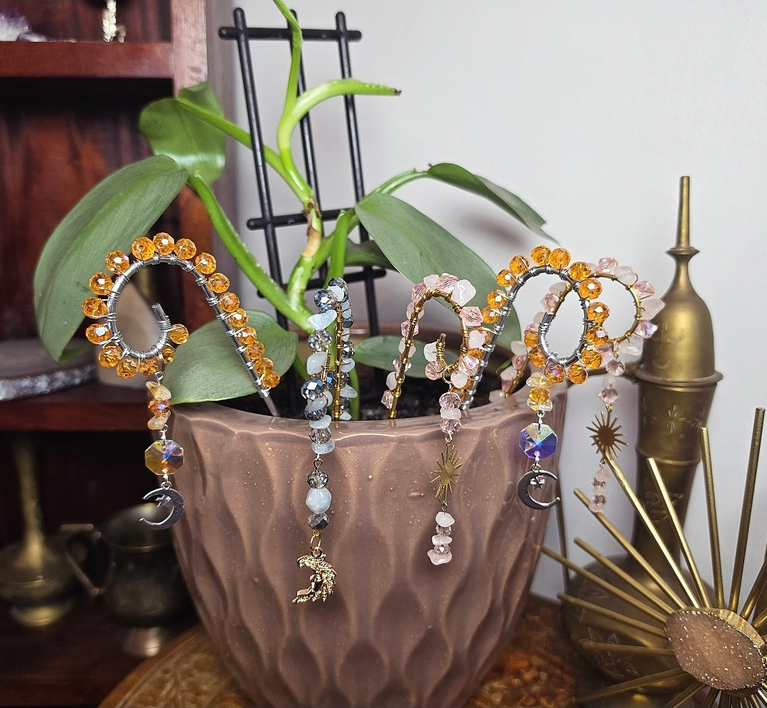 Beaded Plant Stakes