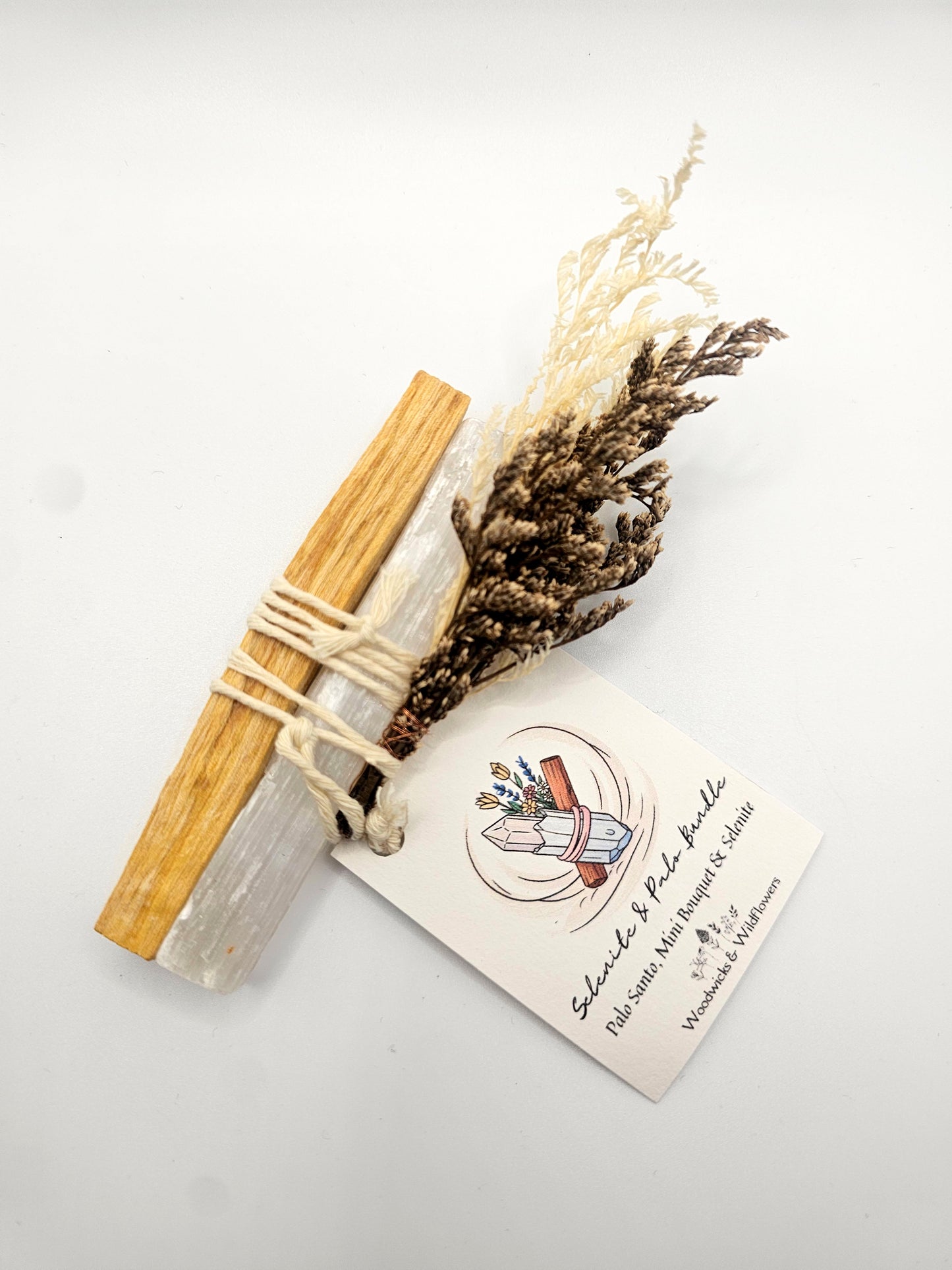 Woodwicks & Wildflowers | Palo Santo + Selenite