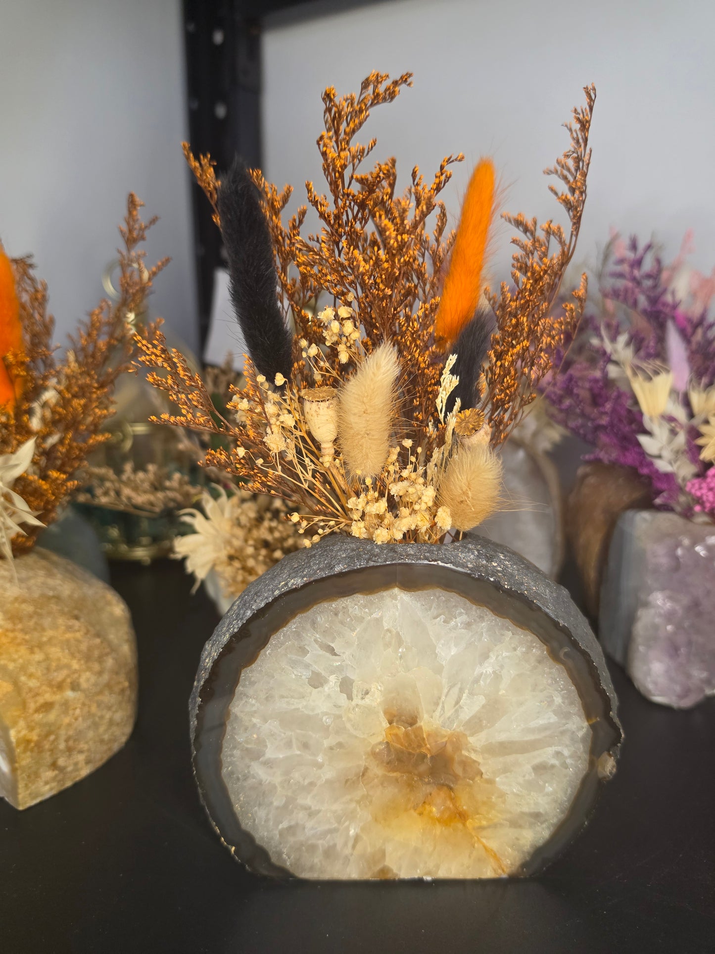 Agate Dried Floral Arrangment