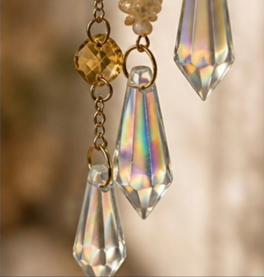 Golden Moonlight Suncatcher