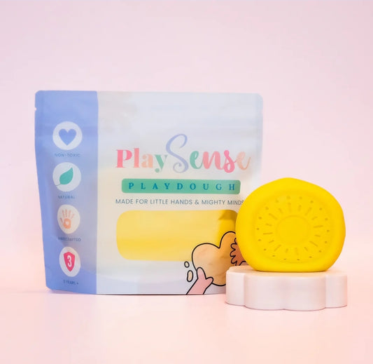 Play Sense Dough | Pastel Yellow | Banana Paddlepop Scented