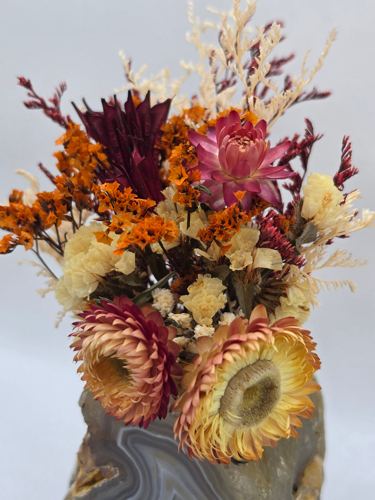 Sunset Agate Floral Arrangement