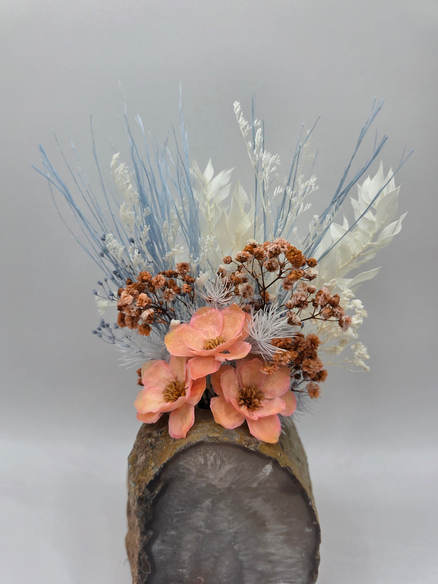 Vintage Meadows Agate Floral Arrangment