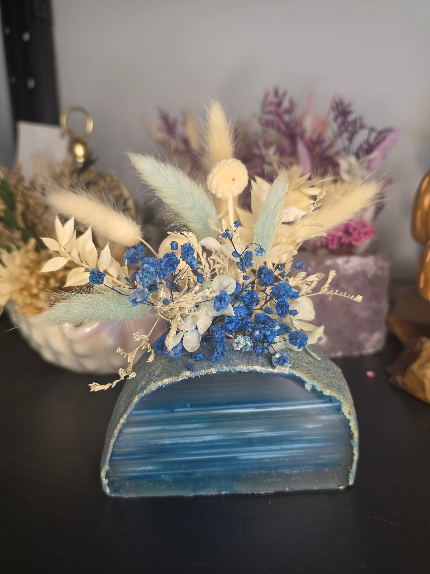 Agate Dried Floral Arrangment