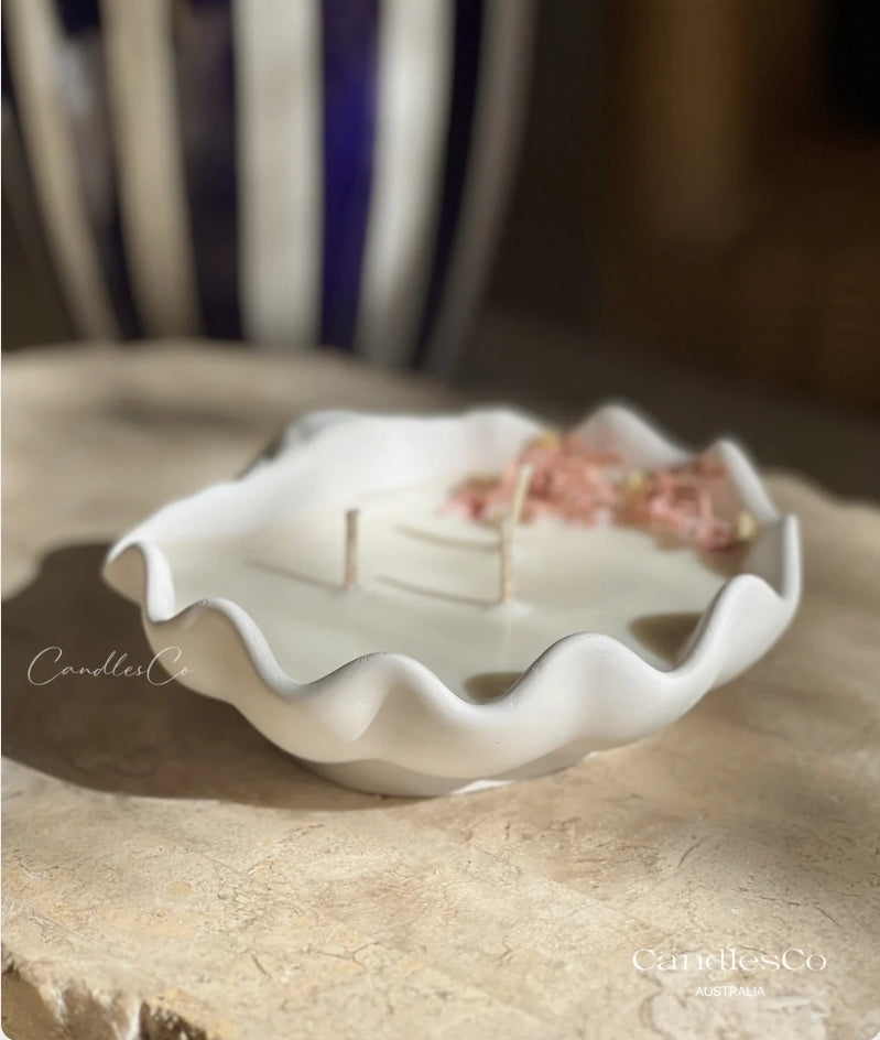 CandlesCo Australia | Seashell Scented Dried Flowers Candle