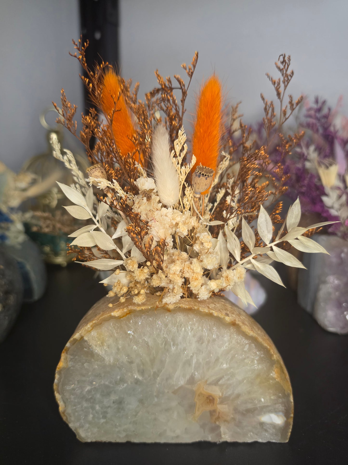 Agate Dried Floral Arrangment