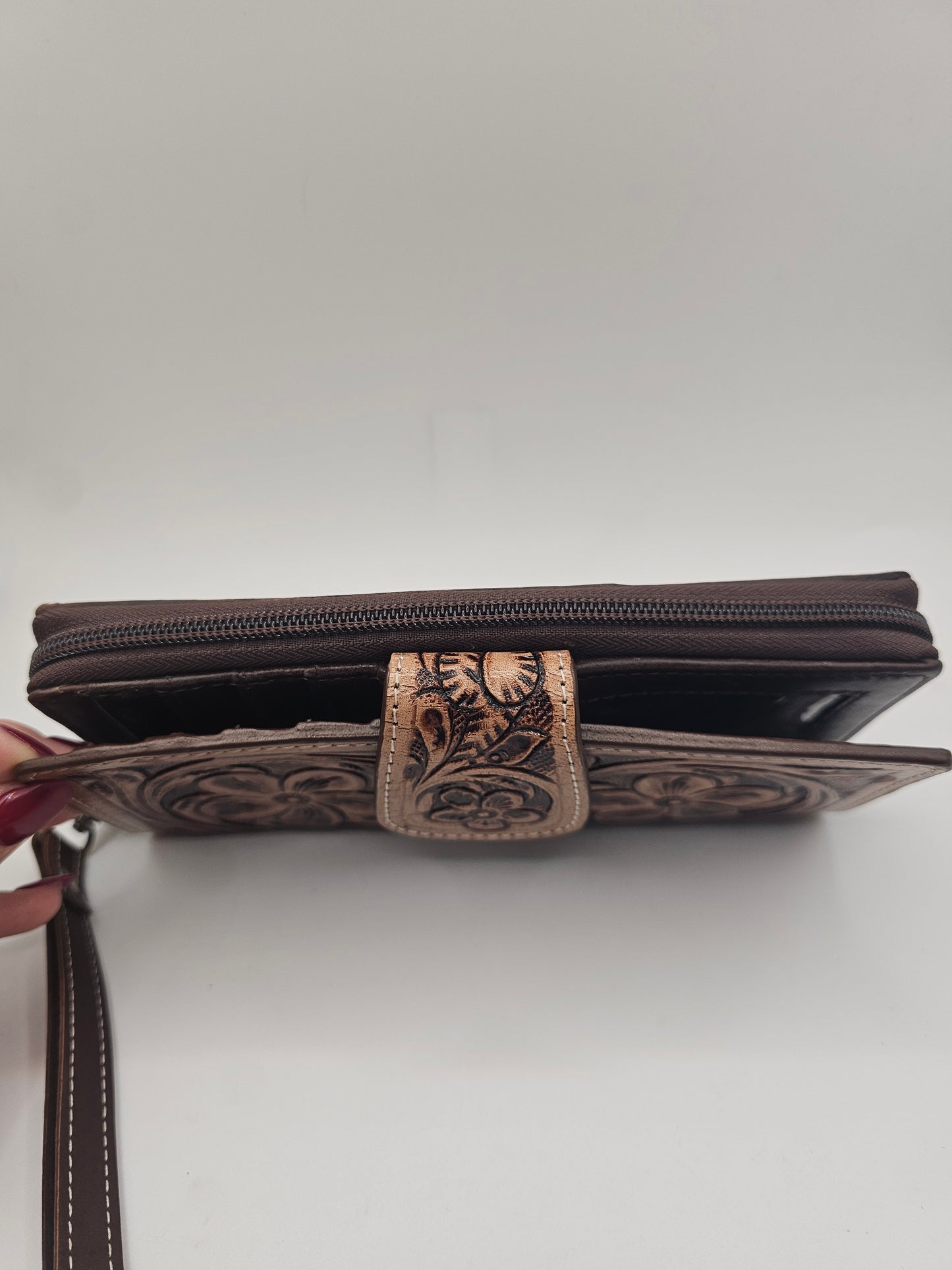 Tooled Leather Wallet | Fern Glade Luxe