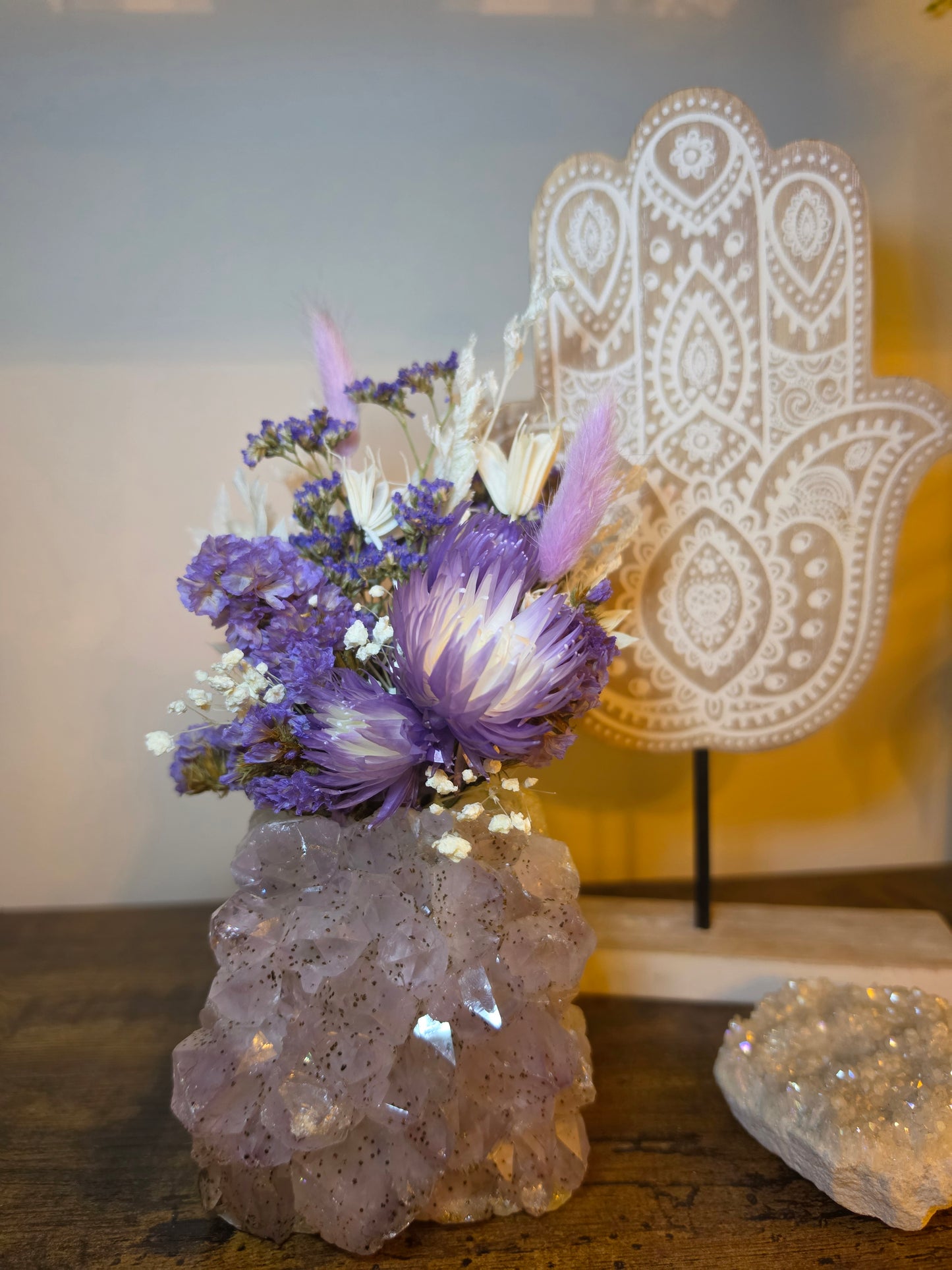 Lavender Dreams Amethyst Floral Arrangement