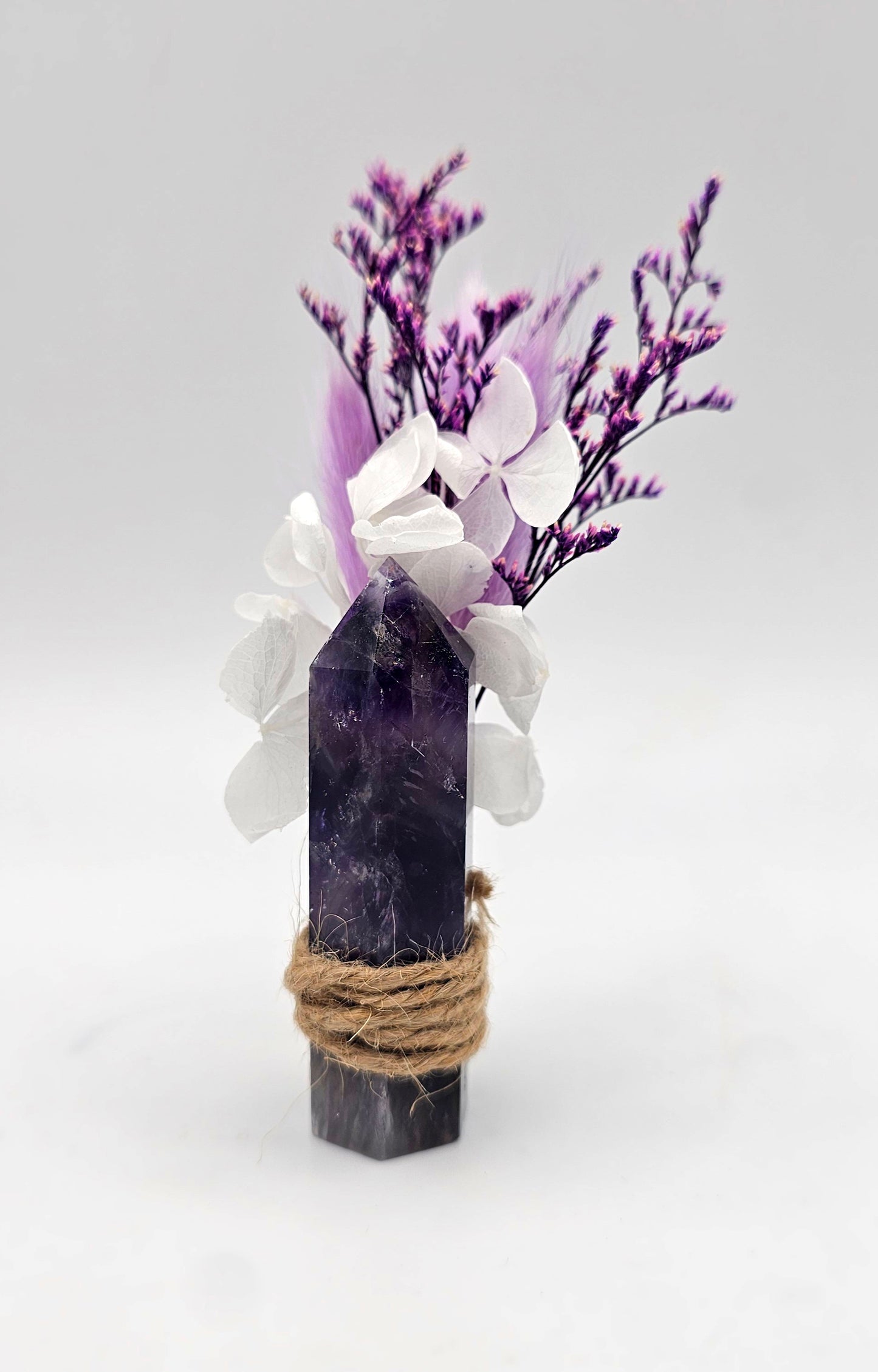 Amethyst + Dried Posie