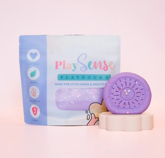 Play Sense | Glitter Dough | Pastel Purple | Bubblegum Scented