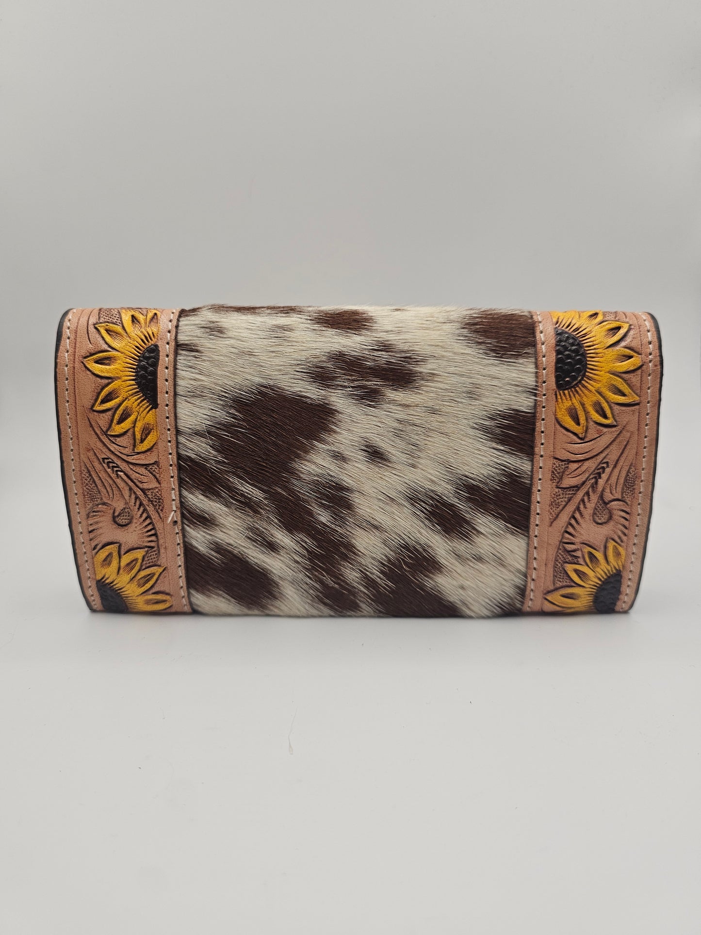 Cowhide & Leather Wallet | Fern Glade Luxe