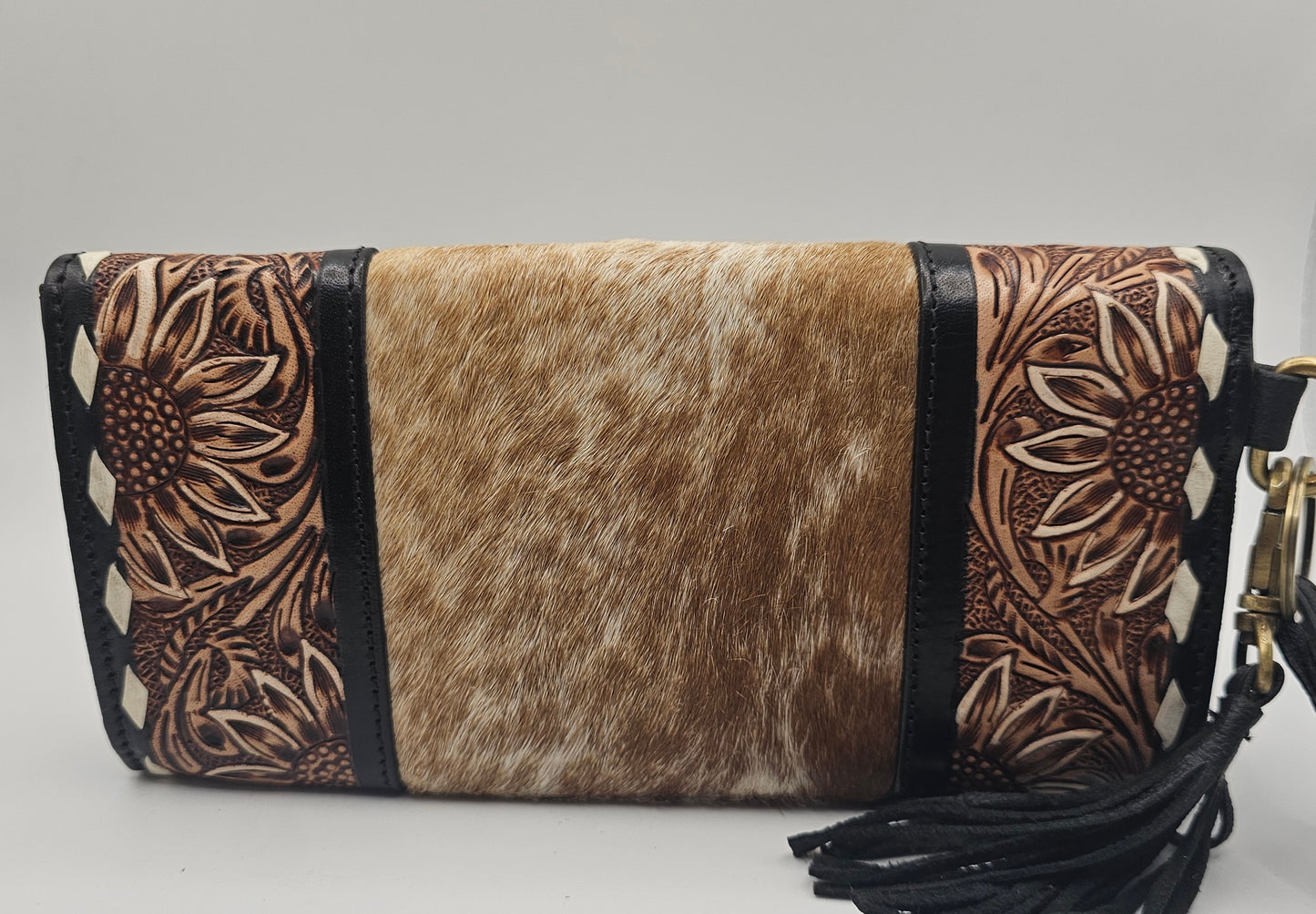 Cowhide & Leather Wallet | Fern Glade Luxe