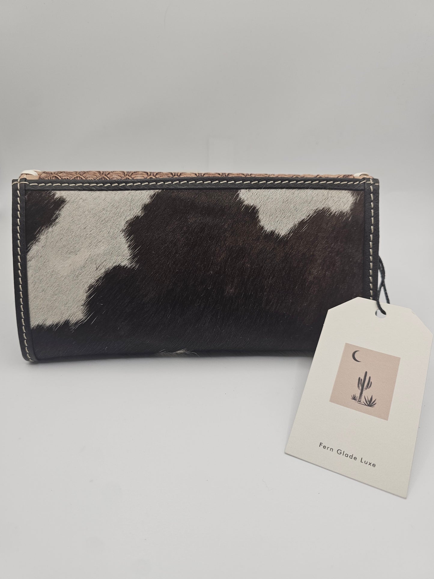 Fern Glade Luxe | Leather & Cowhide Wallet