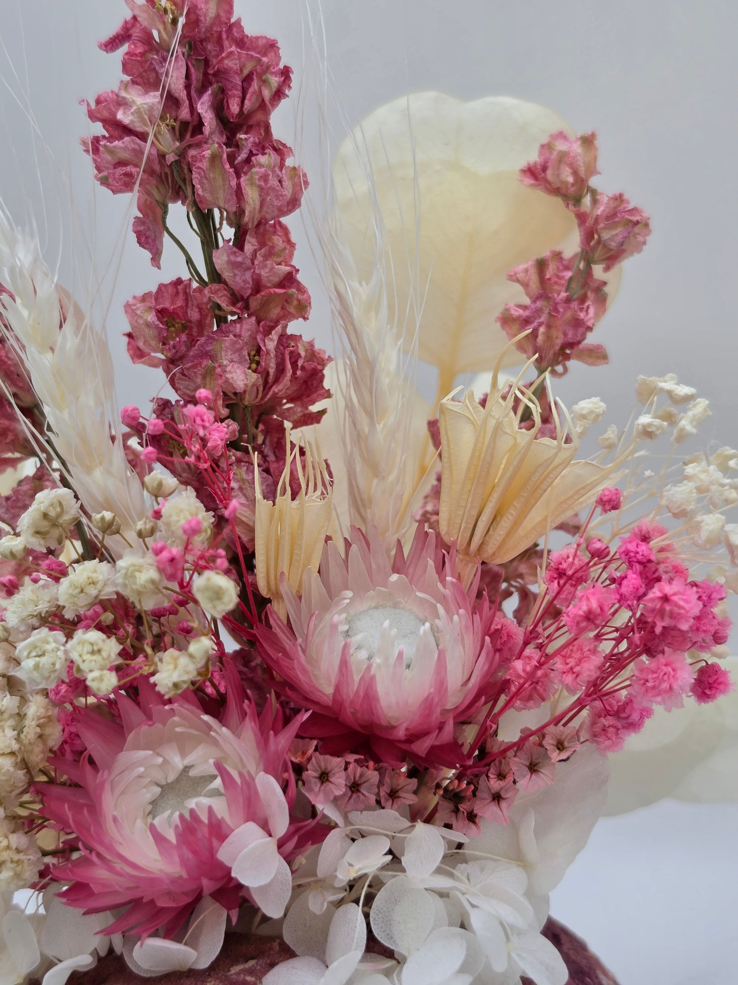 Rosé Blossom Agate Floral Arrangement
