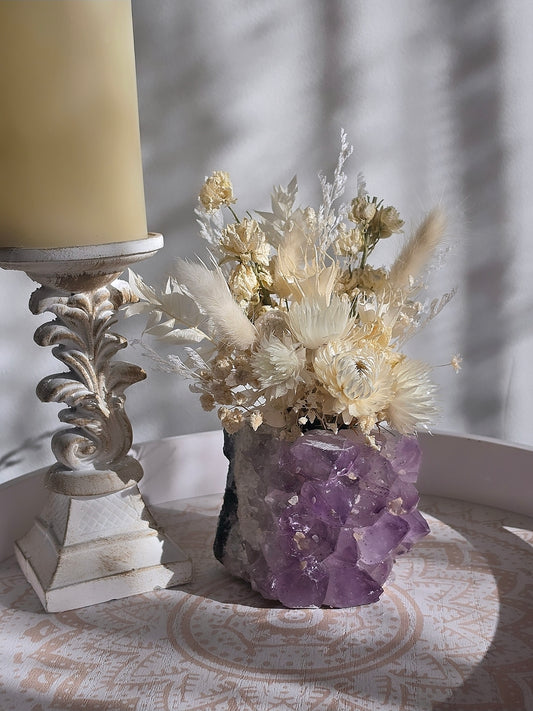 Amethyst Serenity Floral Arrangement