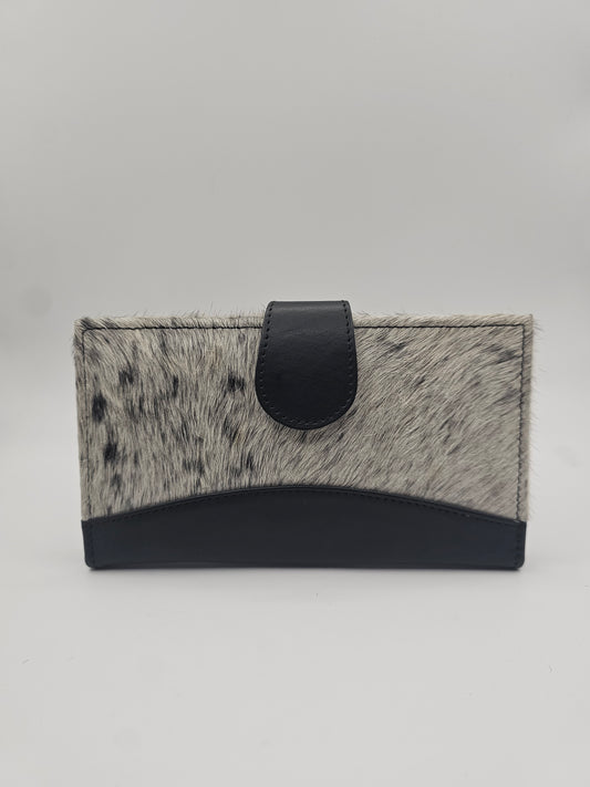 Cowhide & Leather Wallet | Fern Glade Luxe