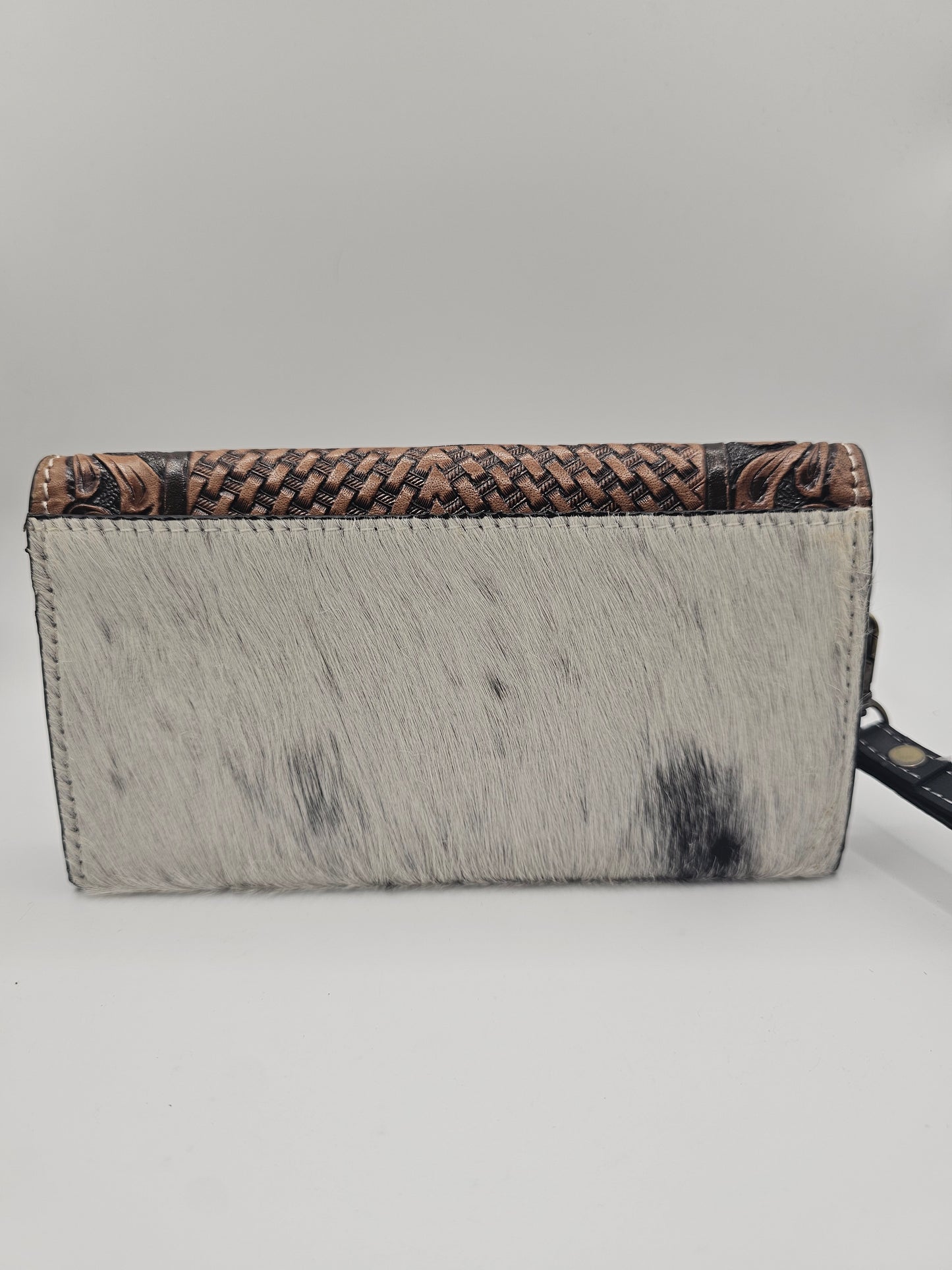 Cowhide & Leather Wallet | Fern Glade Luxe