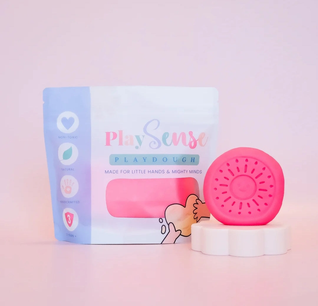 Play Sense Dough | Bright Pink | Raspberry Candy Scented