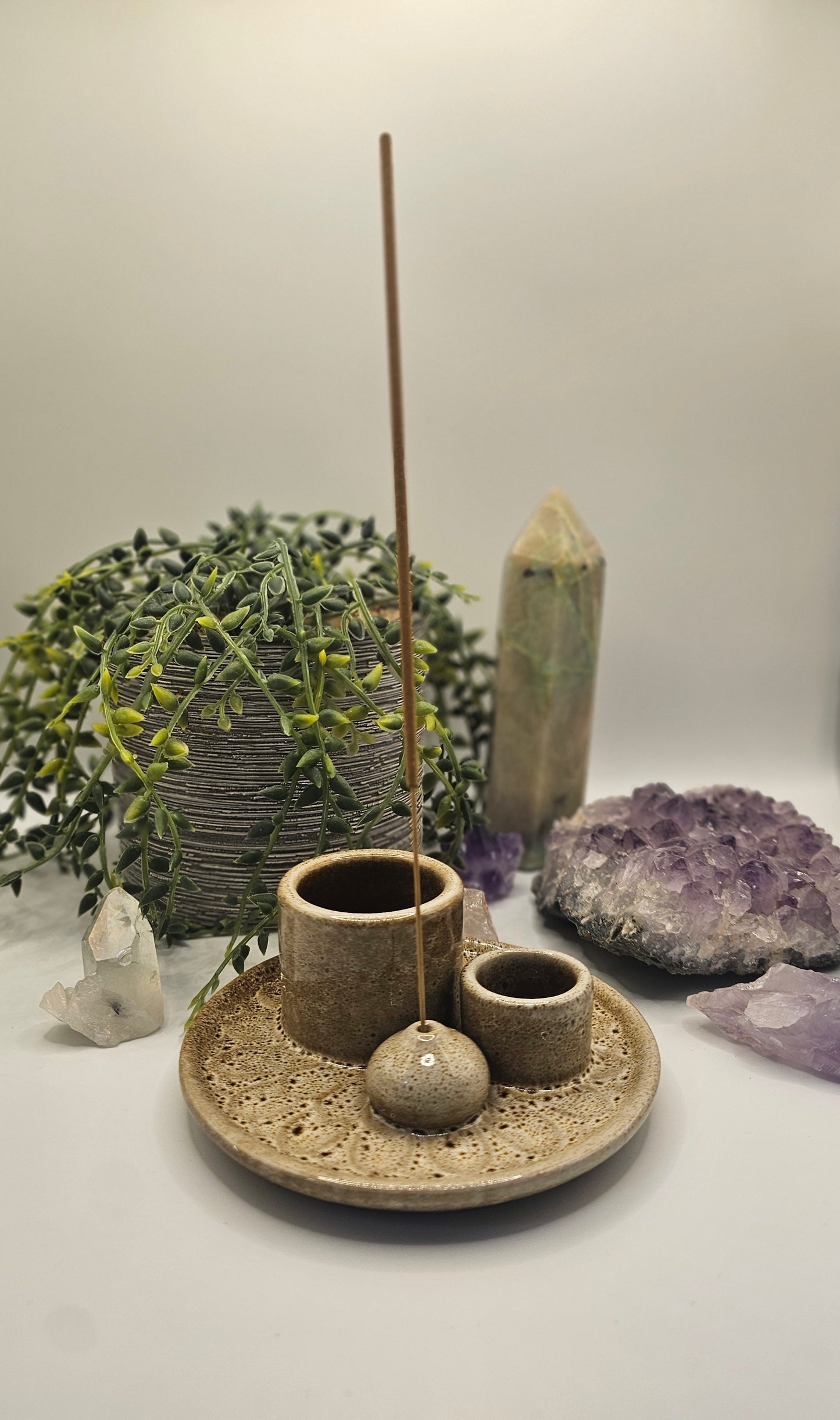 Sage, Palo Santo & Incense Ceramic Stand
