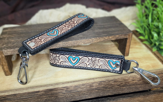 Leather Tooled Wristlets | Fern Glade Luxe
