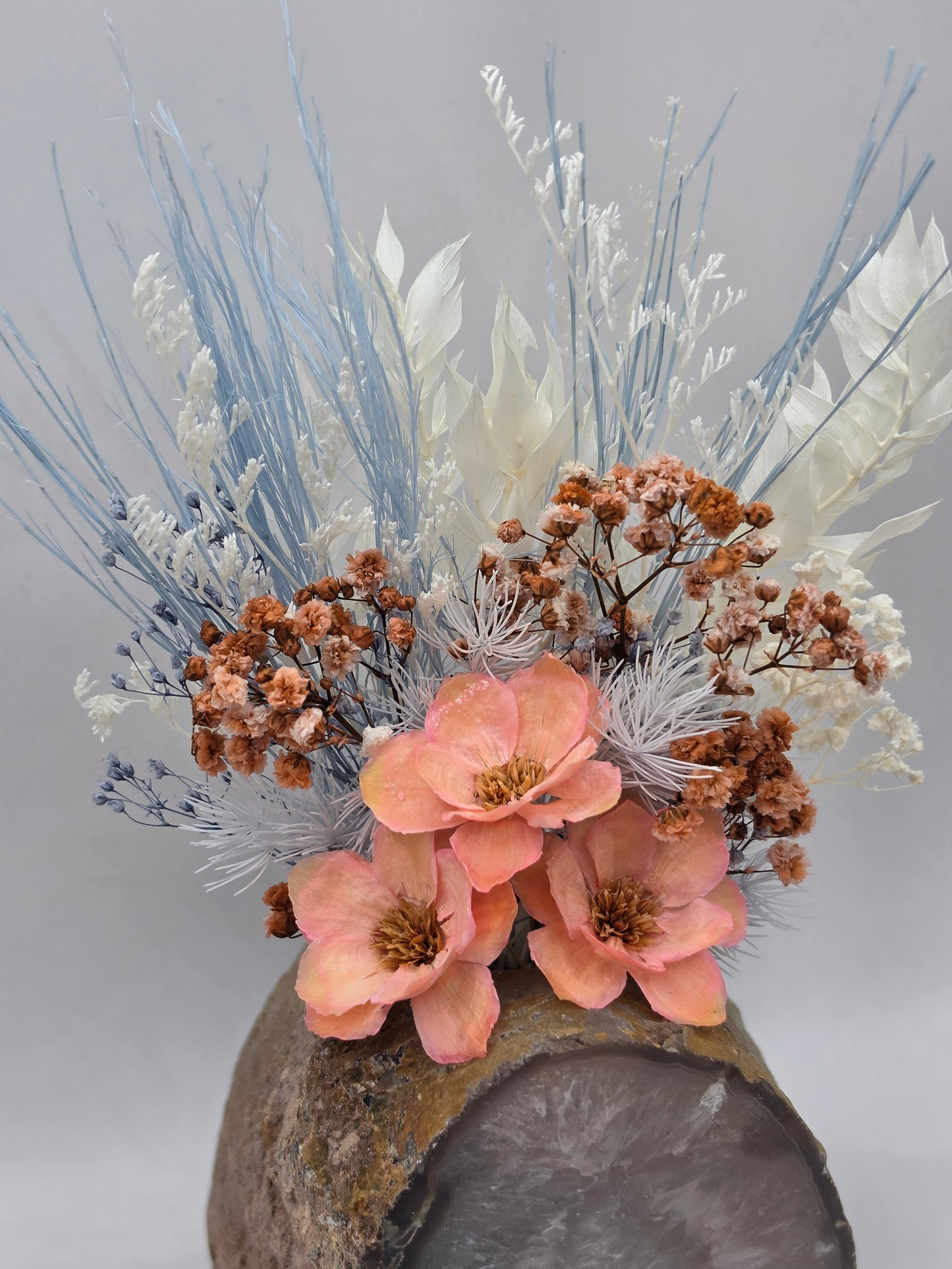Vintage Meadows Agate Floral Arrangment