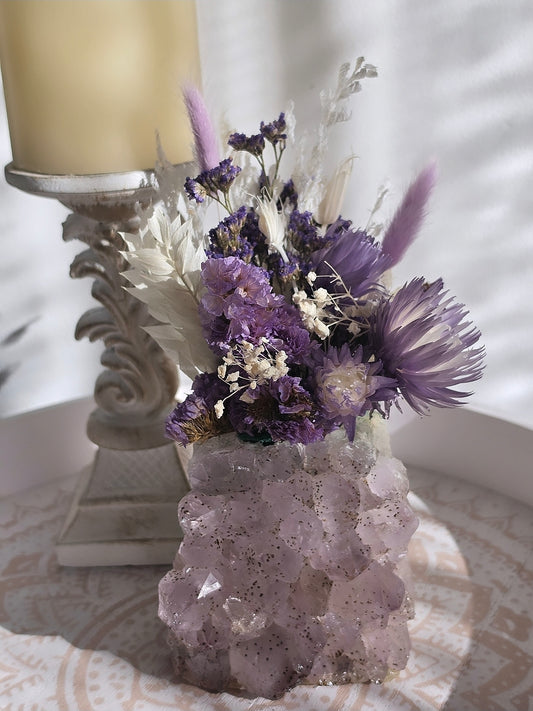 Lavender Dreams Amethyst Floral Arrangement