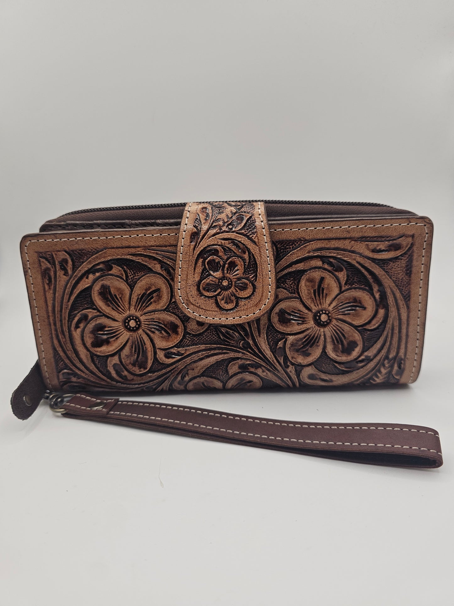 Tooled Leather Wallet | Fern Glade Luxe