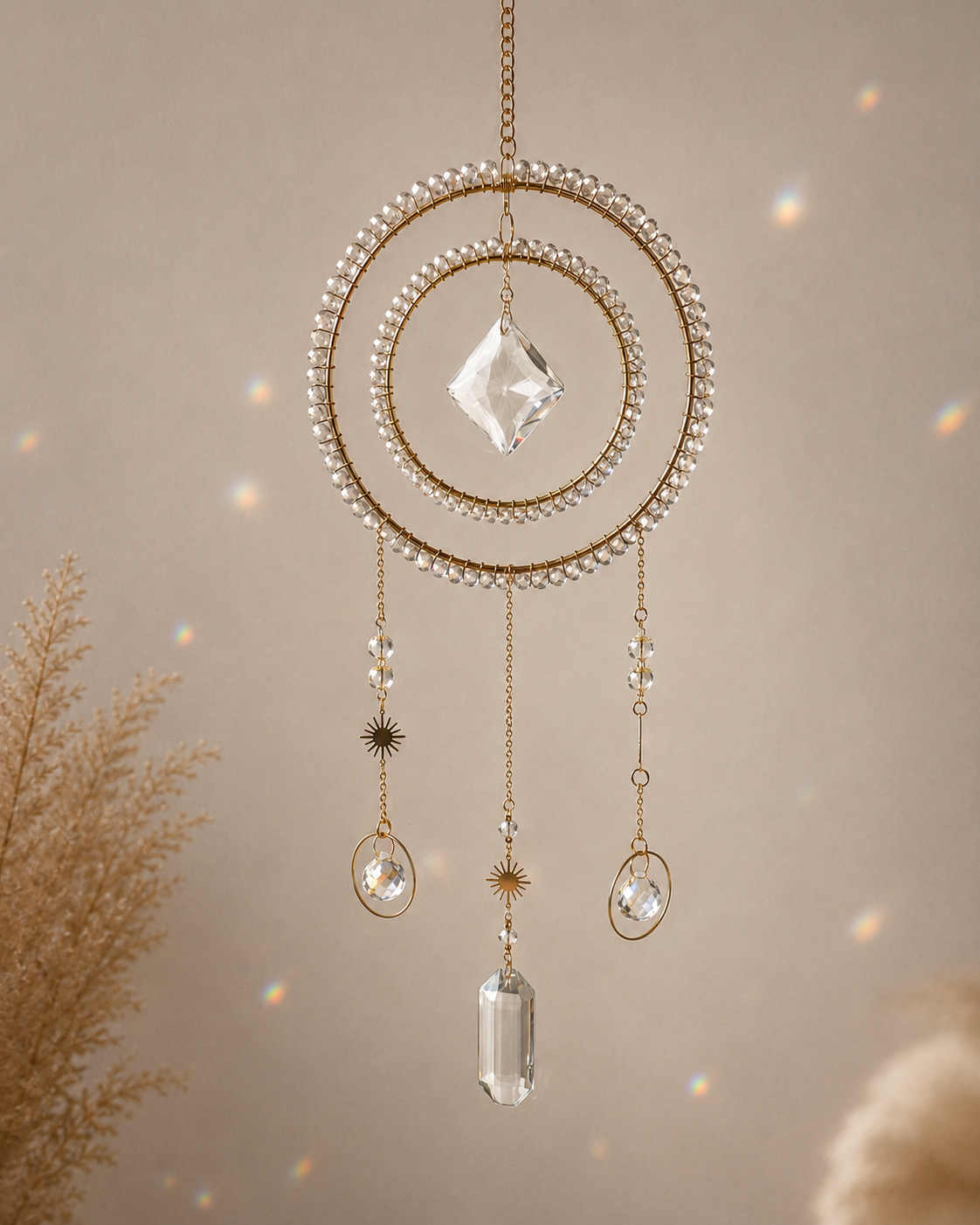 Celestial Crystal Suncatcher